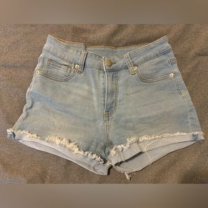 Born Primitive Light Wash Jean Shorts